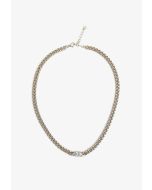 Solid Metallic Chain Necklace