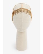 Crystal Embellished Net Hair Accessory