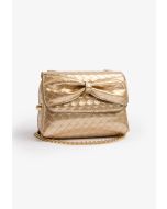 Quilted Bowed Crossbody Bag