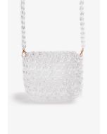 Mini Crossbody Crystal Bead Bag