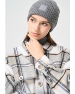 Solid Woven Beanie