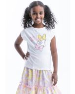 Disney Bows Graphic Print Sleeveless T-Shirt -Sale