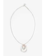 Two Toned Silver Necklace