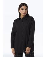 Button Down Solid Spread Collar Shirt -Sale