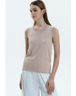 Knitted Sleeveless Top -Sale