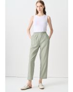Textured Relaxed Fit Solid Trouser