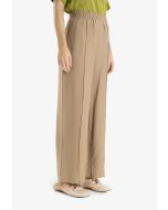 Solid Basic Wide Flared Leg Trouser -Sale