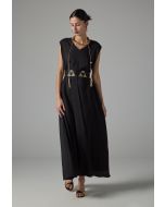 Solid Sleeveless Oversize Dress - Ramadan Style