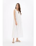 Maxi Solid Sleeveless Under Abaya Dress -Sale