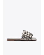 Quilt Braided Flat Slide Sandals -Sale