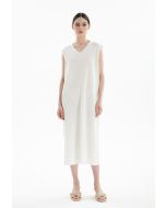 Sleeveless Solid Knit Maxi Dress -Sale