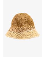 Twisted Straw Paper Bucket Hat