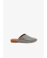 Woven Straw Paper Mules