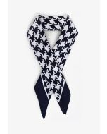 Houndstooth Patterned Scarf