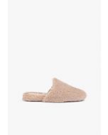 Embellished Shearling Mules Slippers