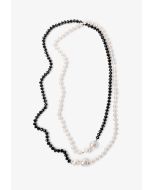 Faux Pearls and Beaded Necklace