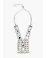 Faux Pearls & Seashells Beaded Embellished Necklace