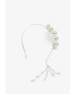 Embellished Faux Pearl and Charm Pendant Headband