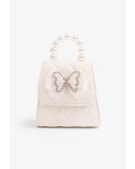 Butterfly Emblem Mini Crossbody Bag