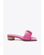 Wide Padded Open Toe Puffy  Band Sandals -Sale