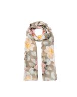 All Over Flowers Prints Scarf -Sale
