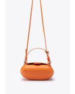 Trendy Solid Leather Hand Bag