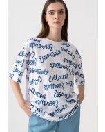 All-Over Printed Oversized T-Shirt