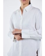 Basic High Low Solid Shirt