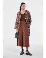 Solid Culottes Trousers