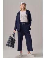 Wide Legs Pin Tuck Basic Trousers