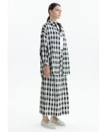 Multicolored Checkered Print Trouser -Sale