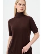 Basic Short Sleeves knitted T-shirt