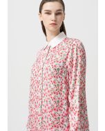 Printed Floral Long Sleeves Shirt