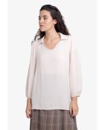 Classic Solid Oversize Blouse -Sale