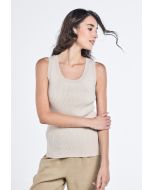Basic Solid Ribbed Top