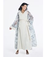Sleeveless Wrap Solid Dress- Ramadan Style