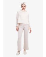 Wide Leg Straight Solid Pants