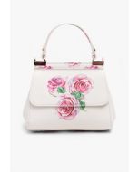 Floral Top Handle Handbag