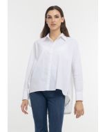 Solid Classic Button Up Long Back Shirt -Sale