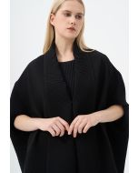 Short Sleeves Kimono Pleated Basic Jacket