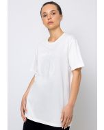 Rubber Printed Short Sleeve T-Shirt