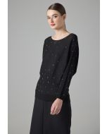 Single Tone Ribbed Knitted Blouse