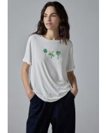 Printed Motif Short Sleeve T-Shirt