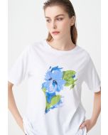 Printed Round Neck T-shirt