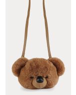 Furry Cartoon Bear Shoulder Bag -Sale