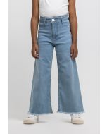 Wide Leg Mid Rise Denim Jeans -Sale