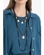 Vibrant Multilayered Beaded Necklace -Sale