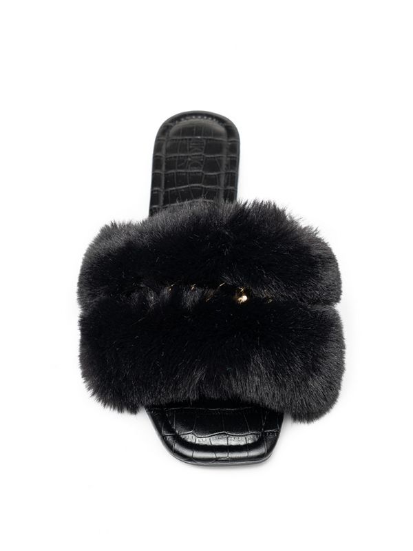 Faux mink deals slides