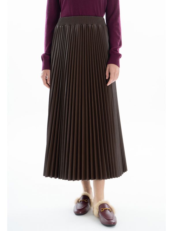 Uptownie Lite Skirts  Buy Uptownie Lite Black Satin Pleated Skirt Online   Nykaa Fashion