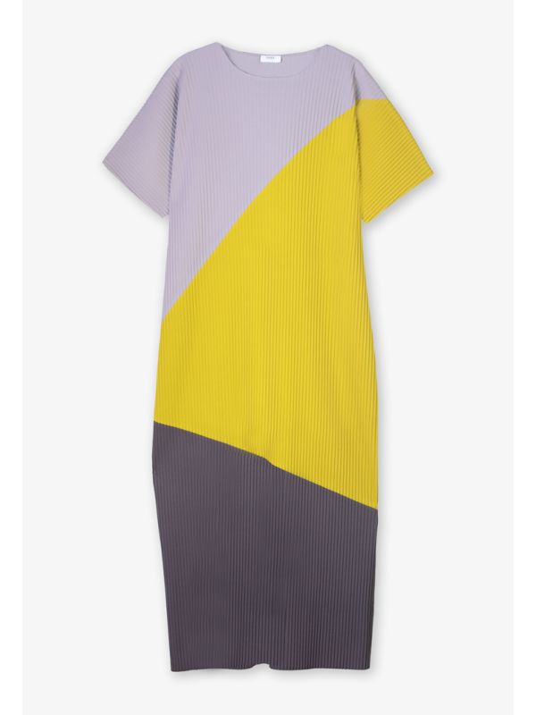 color block gown